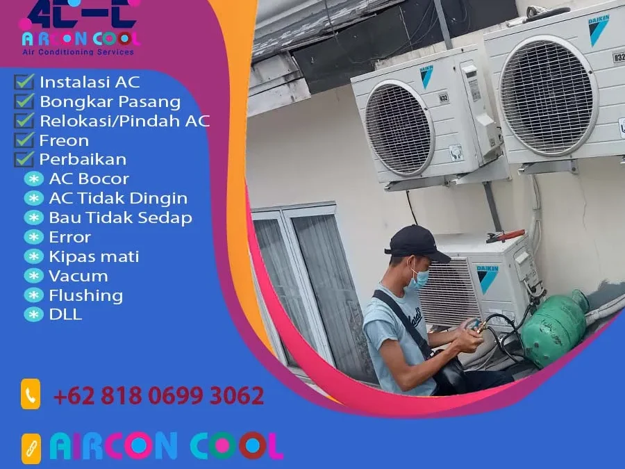 Dingin Maksimal Jakarta Barat Servis AC Isi Freon Kilat